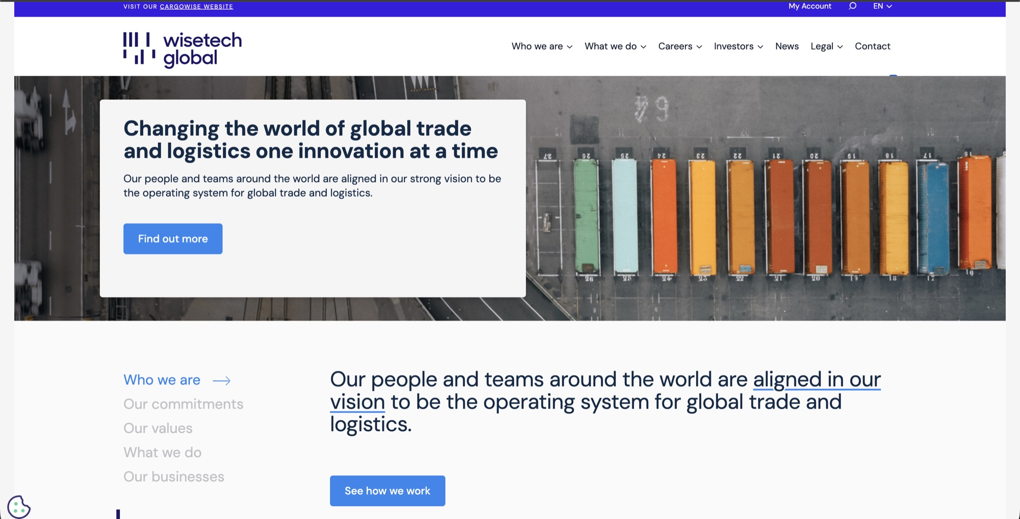 wisetechglobal.com — the operating system for global trade and logistics.