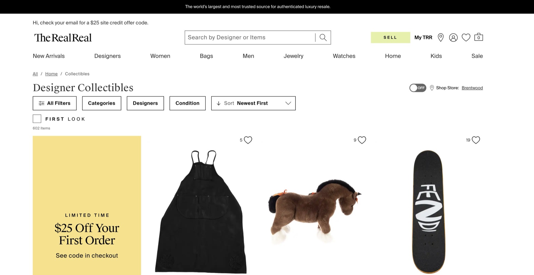 Designer Collectibles: one-of-a-kind items curated like a gallery, filtered like a store